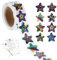 Nogeqi 500 Stück Glitzer Sticker Stern Aufkleber, Glitzer Aufkleber Sterne Belohnungs Selbstklebende Farbige Belohnung Bunt Belohnung Sternaufkleber für Diy Scrapbooking