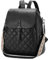 Chase Chic Rucksack Damen,Leder Anti Diebstahl Rucksack Schultertasche Damen,Wasserdicht Rucksacktasche für Reisen, Arbeit, Schule,Schwarz