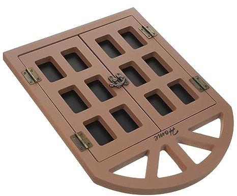 DIYEAH Holz-kreidetafel-hängeschild Fenster-kreidetafel Dekoratives Fenster-ornament Schnell Reinigbar Mit Feuchtem Tuch Einfache Befestigung Verstärkte Kanten Zum Schreiben Von Nachricht