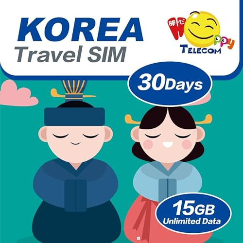 Kostenlose Testdaten 200 MB 1 Tag in Großbritannien | Happy South Korea 30 Tage unbegrenzte Daten SIM-Karte | Korea-Daten 15 GB 4G LTE High-Speed-Daten dann 128 kbit/s | keine Registrierung