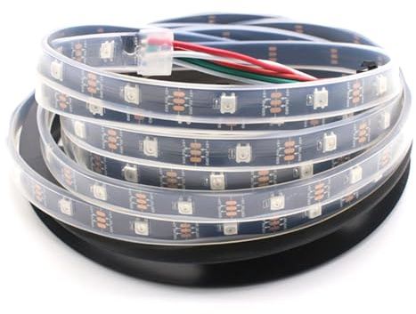Gvvsjgdbis WS2812B Individually Addressable Smart 5V Pixel LEDs Individually Addressable IP20 Waterproof Flexible Tape Lamp Bar 96LEDS