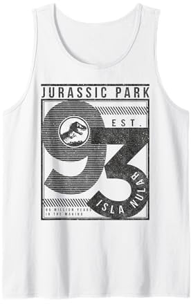 Poster „Jurassic Park East. 93 Isla Nublar“ Tank Top