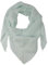 fashionchimp BASIC-Dreieckstuch in Uni-Farben aus 100% Baumwolle, Dreieck Musselin-Schal, leichtes Tuch für Damen und Herren (Mint-Pastell)