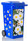 Nezyo 2 Models Daisy Wheelie Bin Stickers 15 x 50 Inch Flowers Self Adhesive Dustbin Sticker Daisy Wall Fridge Petals Decal for Bins, Fridge, House, Wall Decoration