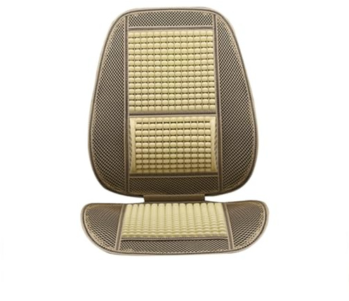 Autositzkissen mit Massagefunktion, Atmungsaktiv für Sommerfahrten | Kunststoff und Polyurethandraht, Schwarzes Design, Luftzirkulation für Pendeln, Büro und Lange Fahrten