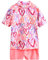 NEXT Ensemble t-shirt et short de bain anti-UV Pink Heart 8 Ans
