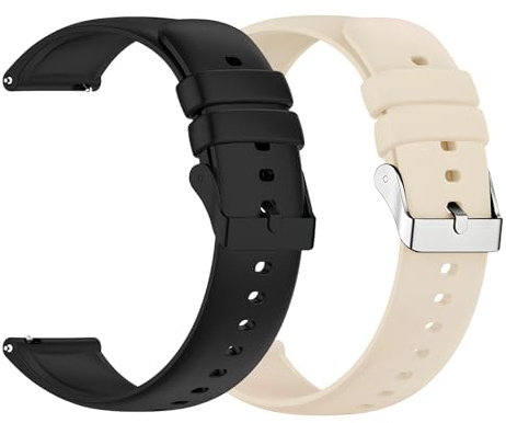 Foyscr Silicone Strap,Quick Buckle Waterproof Soft Strap,Watch strap | Men's and Women's Smartwatch Strap,Sport Watch Strap,silicone watch strap 20mm,watch strap,watch straps for men