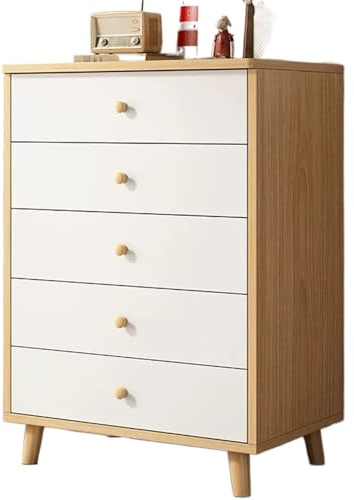 yixinzi-2024 Schubladenkommode Kommode for Schlafzimmer mit 5 Schubladen, hohe, for Kinderzimmer, Flur, Wohnzimmer, Schrank