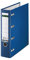 Leitz Plastik-Doppelordner mit zwei Mechaniken A4, Blau, 8,2 cm Rückenbreite, PP-laminierter Einband, 2 x für Format A5 quer, 10120035