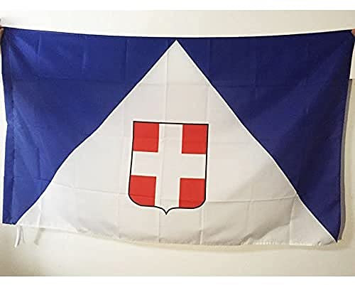 AZ FLAG - Drapeau Haute-Savoie - 150x90 cm - Drapeau Département Haut-Savoyard 100% Polyester Avec Fourreau et cordelette - Pavillon 110 g