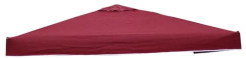 Pavillon Ersatz Dach LUKAS 3x3 m rot