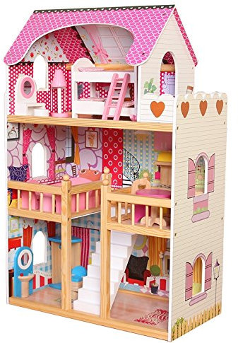 Bayer Chic 2000 295 10 Puppenhaus, bunt, 59 x 33 x 90 Centimeter