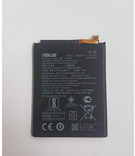 Mr Catridge Batteria di Ricambio per ASUS ZENFONE Max Plus ZB570TL X018DC X018D 4130mAh