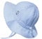 Jan & Jul Kinder Sonnenhut, Atmungsaktive Baumwolle mit UV-Schutz (L: 2-5 Jahre, Blau gestreift)