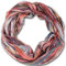 fashionchimp Loop Schlauchschal für Damen mit All-Over-Muster im Batik Style, Crash and Crinkle, Seide (Rost)
