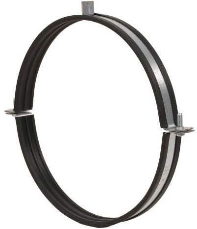 2 Stück - Lüftungsrohrschellen M8/M10 Größe 400 mm