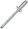 AERZETIX - Set di 100 rivetti ciechi standard Ø6x14mm alluminio/acciaio - DIN 7337 A - rivetto pop a rottura stelo - C48118