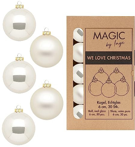 Kugel Champagne - WE Love Christmas - Magic by Inge - 30 Stück / 6cm