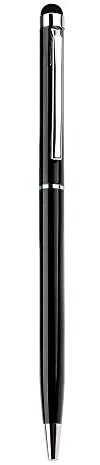 Lápiz metálico x2 para XIAOMI 11T Pro Smartphone 2 en 1 Bola Elegant Tableta Escritura Universal (Negro)