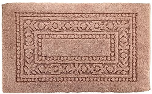 Casatessile Tappeto Bagno Antiscivolo New Romy - Rosa Antico, 55x110 cm.