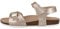 Geox Women's Adriel Girls Sandal, Rose Gold, 4 UK