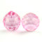 Colores K9 Bola colgante de cristal prisma de cristal Feng Shui Bolas facetadas árbol boda despedida decoración de hotel, rosa, 40 mm, 1 pieza