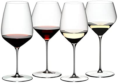RIEDEL Veloce Probierset: Kristall, Weinprobiergläser, 4-stück, Zuhause