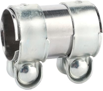 MOCNT Connecteur de Tuyau Collier D'échappement 70mm Bande Tuyau D'échappement Acier Inoxydable Collier de Serrage Double D'échappement Manchon Raccord Tuyau Echappement