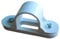 20MM Plastic PVC Conduit Saddles - Pack of 10 (White)