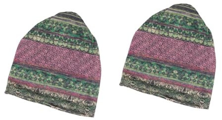 LIFKOME 2pezzi Bandana Cotone Per Gravidanza Kerchief Confortevole Per Futuri Genitori Verde Accessorio Traspirante Cotone Per Momenti Di Relax e Comfort