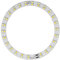 Fafeicy Tablero de Luz de Anillo LED Placa de Luz de Anillo de 10 W Frío Cálido Iluminación de 2 Colores Iluminación Diaria Alimentada por USB Bombillas LED Aplicables Lámparas Pequeñas