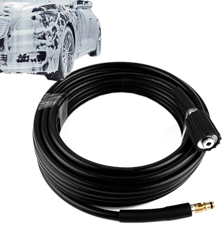 Hochdruckreiniger Schlauch Für Autowaschanlagen - Hochdruckschlauch Für Schwerlastreiniger | Flexibler Schlauch Zur Reinigung Von Wasser Für Autowäsche, Terrasse, Garten | Estens