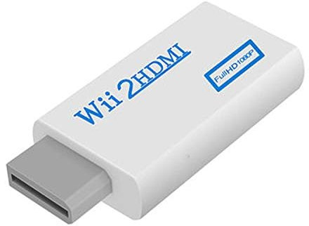 JCSJK Convertisseur HDMI Wii 1080p/720p avec câble HDMI de 1,5 m