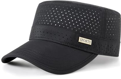 YAMEE Military Cap Herren Sommermütze Mesh Leichte Atmungsaktive,Army Cap Männer Schnelltrocknende,Baseballcap Herren für Outdoor-Sport,Wandern