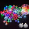 Boule Rond Ballon Lumineux LED, Hulaiyaa 100 Pièces Rond LED Ballons Lumineux Intérieure, Mini LED Ballons Lampes pour Décoration Anniversaire Mariage Noël Halloween Lanterne Papier(Couleur)