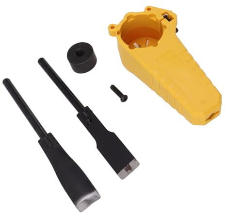 Cocoarm Angle Grinder Modified Chisel, Stainless Steel Angle Grinder Chisel Adapter Electric Kit, Fast Conversion Stable Install for Wood Carving Grinding Cutting DIY