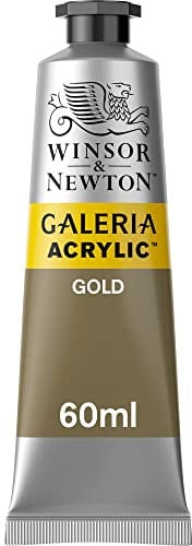 Winsor & Newton Galería - Pintura Acrílica , 60 ml, Dorado (Gold)