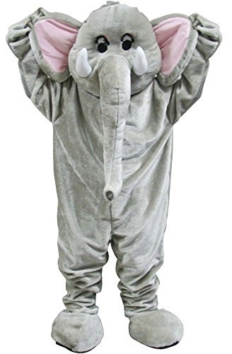 Wicked Costumes Adult Super Deluxe Paradise Elephant Fancy Dress Mascot Costume - One Size