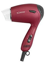 Bomann HTD 8005 CB Reise-Haartrockner rot