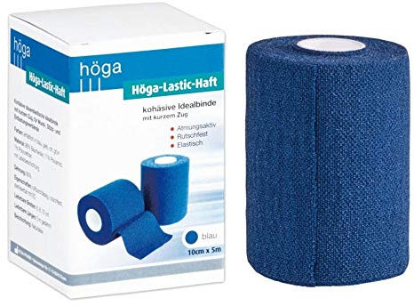 HÖGA-LASTIC-haft Binde 10 cmx5 m blau 1 St