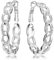 Gemini - platiniert Rundschliff Oxyde de Zirconium