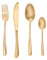 BUTLERS Besteckset KINGS - Hochwertige Besteckgarnitur aus Edelstahl - 4-teiliges Besteck-Set mit Messer, Gabel, Löffel und Teelöffel