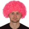 Redstar Fancy Dress - Afro-Perücke für Erwachsene - Locken - Party Clown Kostüm - Accessoire - Pink