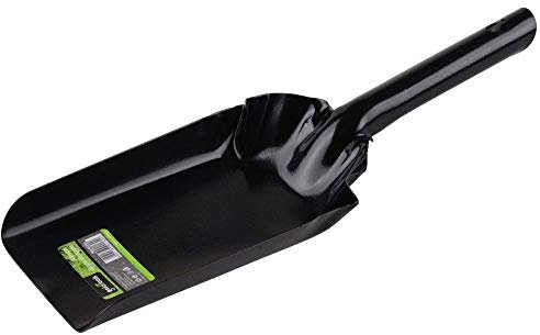 Vetrineinrete® Paletta in metallo per carbone pala per pulizia cenere camino caminetto stufa barbecue raccogli ceneri 33x10 cm 90162 C63