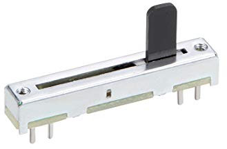 sourcing map 1St Fader Variable Widerstände Potentiometer Gerade Schiebe B104 100K Ohm Linear Doppelpotentiometer zum Dimmen 35mm