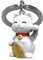 METALMORPHOSE - Porte-clés Chat porte bonheur Maneki Neko - MTM226-01