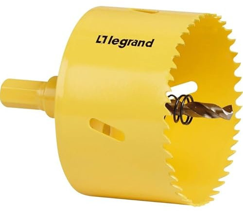 scie cloche - diamètre 80 mm - avec ressort - legrand 088508