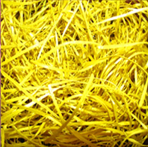 Fashion-Sonderposten Deko Holzwolle Premium Holzwolle Made in Germany 2,5KG, Farbe: Gelb