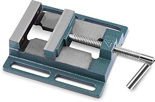 2.2 kg Drill Press Vice, Mechanic Bench Vise Table Top Clamp Press Locking Lock High Precision Swivel Base for Milling Machine, Drill Press and Machinery Maintenance