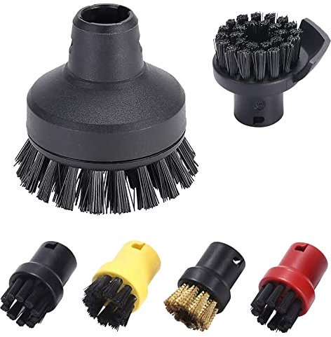 Nylon Round Brushes Round Brush Set,Steam Cleaning Brush,Steam Cleaner SC1 SC2 SC3 SC4 SC5 6 (6 PCS)